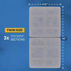 Continental Sleep 1.5-Inch Split Fully Assembled Bunkie Board for Mattress/Bed Support