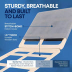 Continental Sleep 1.5-Inch Split Fully Assembled Bunkie Board for Mattress/Bed Support