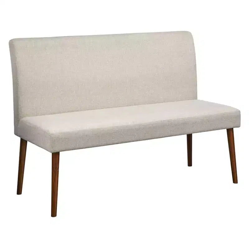 Buylateral Ripton Mid Century Modern Upholstered Dining Bench