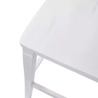 Merrick Lane Set of Two Classic Wooden Ladderback Counter Height Barstools with Solid Wood Seats