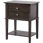 Passion Furniture Newton 2-Drawer Nightstand (28 in. H x 22 in. W x 16 in. D)