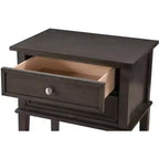 Passion Furniture Newton 2-Drawer Nightstand (28 in. H x 22 in. W x 16 in. D)