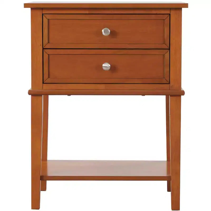 Passion Furniture Newton 2-Drawer Nightstand (28 in. H x 22 in. W x 16 in. D)