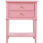 Passion Furniture Newton 2-Drawer Nightstand (28 in. H x 22 in. W x 16 in. D)