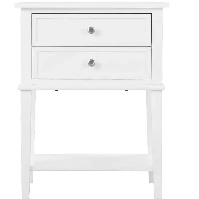 Passion Furniture Newton 2-Drawer Nightstand (28 in. H x 22 in. W x 16 in. D)