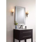 Uttermost Verne Matte Black Edging 24 x 38 Rectangular Wall Mirror