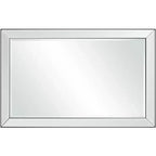 Uttermost Verne Matte Black Edging 24 x 38 Rectangular Wall Mirror