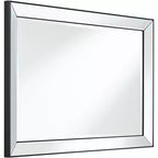Uttermost Verne Matte Black Edging 24 x 38 Rectangular Wall Mirror
