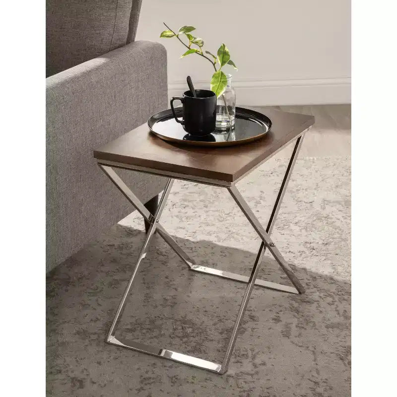 Kate and Laurel Laraway Folding Side Table