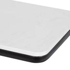 Kate and Laurel Credele Cultured Marble and Metal Accent C-Table
