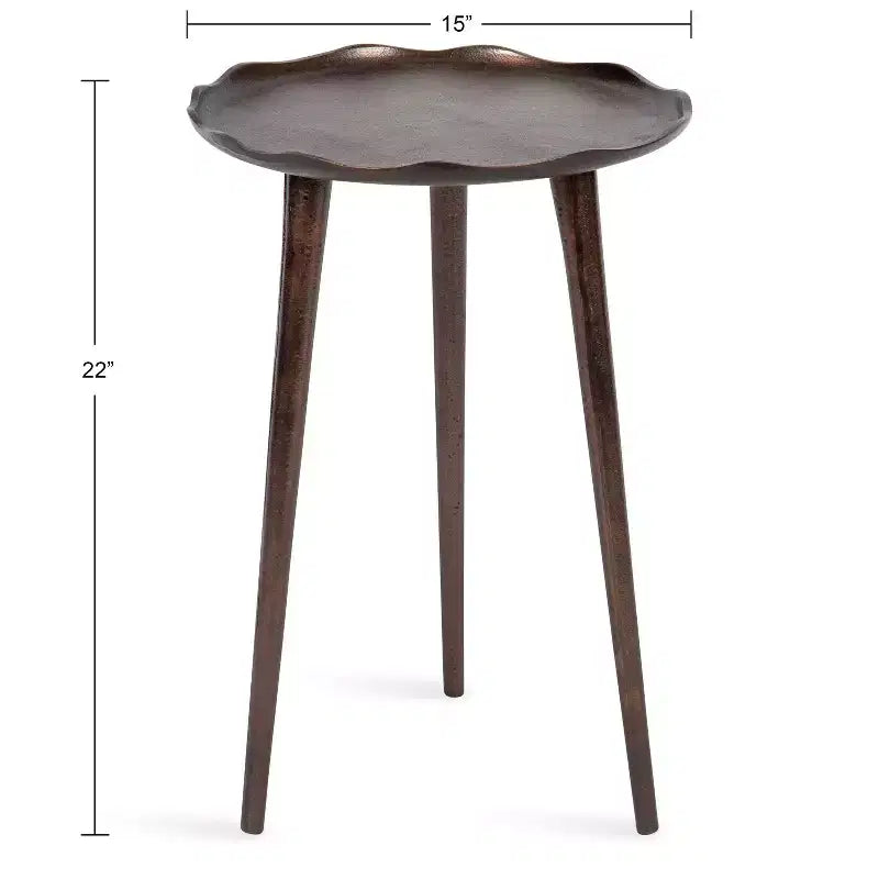 Kate and Laurel Alessia Round Side Table