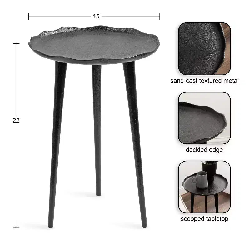 Kate and Laurel Alessia Round Side Table