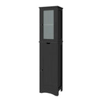 Colonna da bagno alta, autoportante, con ante e cassetto
