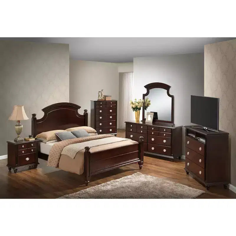 Passion Furniture Summit Queen Panel Beds