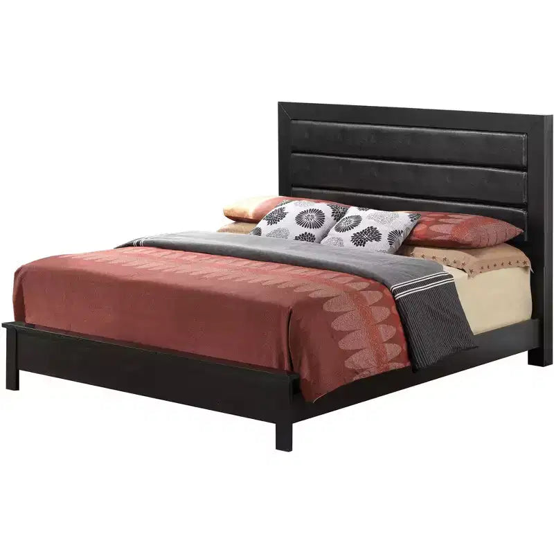 Passion Furniture Burlington Upholstered Queen Panel Bed