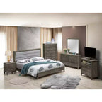 Passion Furniture Burlington Upholstered Queen Panel Bed