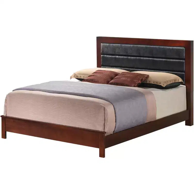 Passion Furniture Burlington Upholstered Queen Panel Bed