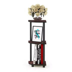 Furinno 3-Tier Corner Display Rack Multipurpose Shelving Unit Industrial Ladder Bookcase