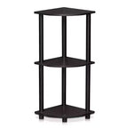 Furinno 3-Tier Corner Display Rack Multipurpose Shelving Unit Industrial Ladder Bookcase