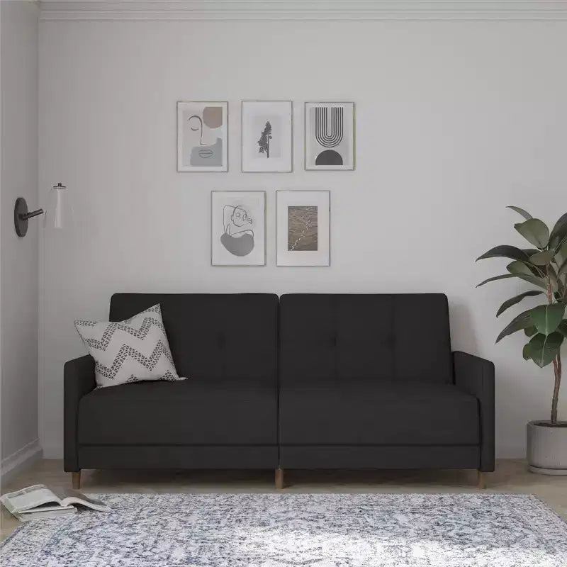 DHP Andora Coil Convertible Futon Couch