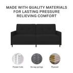 DHP Andora Coil Convertible Futon Couch