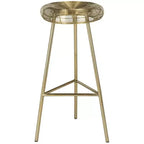 Addison Wire Weaved Contemporary Counter Stool - FOX4517 - Gold - Safavieh Couture