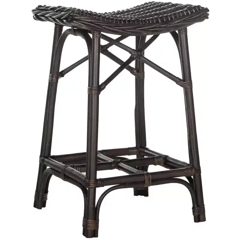 Amara Stool - SEA7012A - Brown - Safavieh