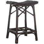 Amara Stool - SEA7012A - Brown - Safavieh
