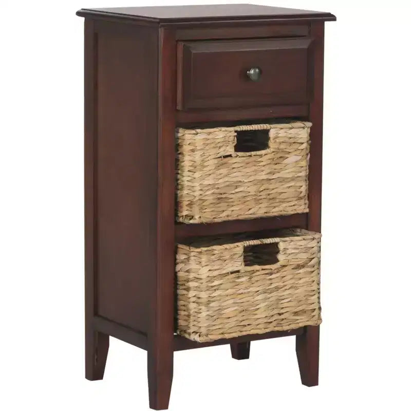 Everly Drawer Side Table - AMH5743 - Safavieh Couture