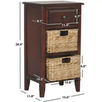 Everly Drawer Side Table - AMH5743 - Safavieh Couture