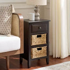 Everly Drawer Side Table - AMH5743 - Safavieh Couture