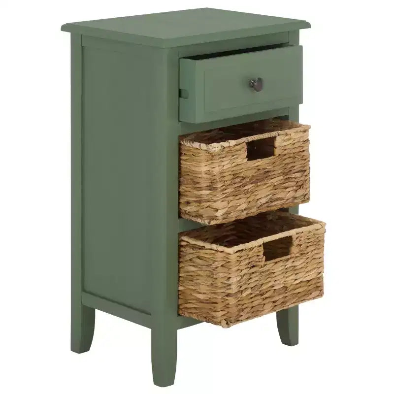 Everly Drawer Side Table - AMH5743 - Safavieh Couture