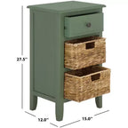 Everly Drawer Side Table - AMH5743 - Safavieh Couture
