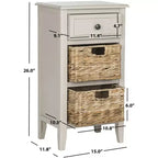 Everly Drawer Side Table - AMH5743 - Safavieh Couture