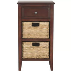 Everly Drawer Side Table - AMH5743 - Safavieh Couture