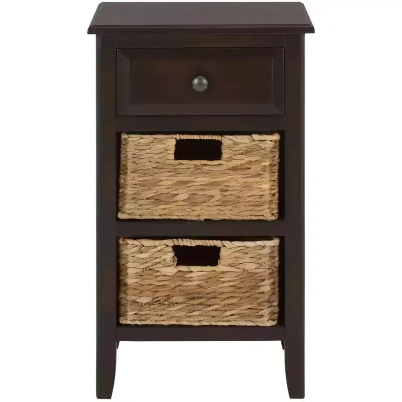 Everly Drawer Side Table - AMH5743 - Safavieh Couture