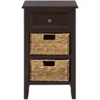 Everly Drawer Side Table - AMH5743 - Safavieh Couture