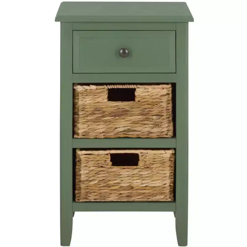 Everly Drawer Side Table - AMH5743 - Safavieh Couture