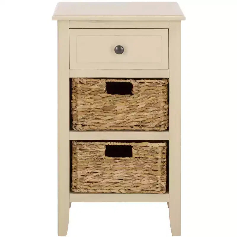 Everly Drawer Side Table - AMH5743 - Safavieh Couture