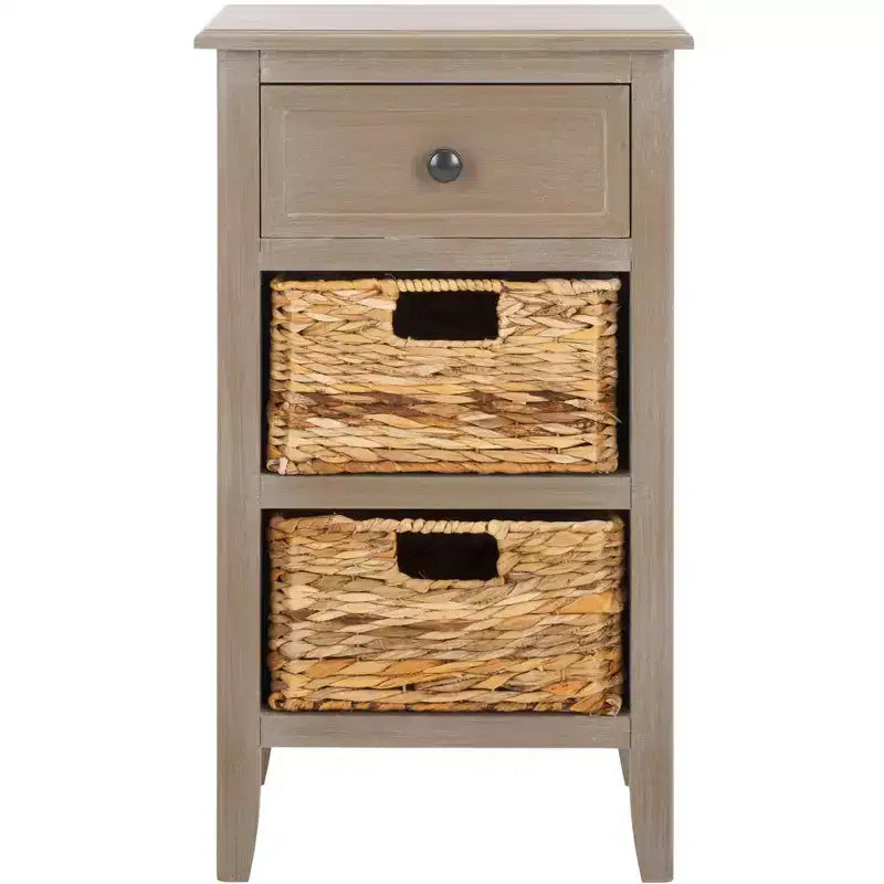 Everly Drawer Side Table - AMH5743 - Safavieh Couture