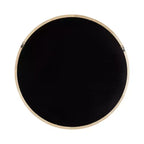 Kate and Laurel Hatherleigh Round Wood Wall Mirror