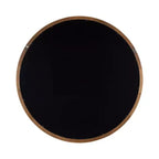 Kate and Laurel Hatherleigh Round Wood Wall Mirror