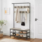 Vasagle 3-in-1 Entryway Coat Rack and Storage Bench