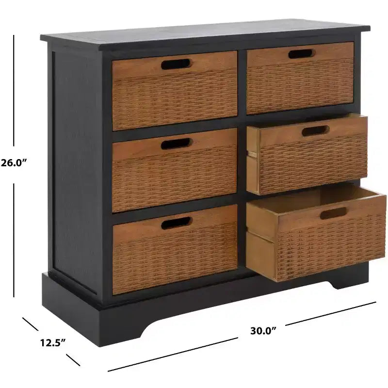 Landers 6 Drawer Storage Unit - STG5700 - Safavieh