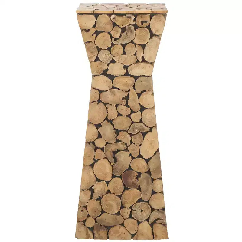 Jefferson Stand - FOX1005 - Medium Oak/Black - Safavieh Couture
