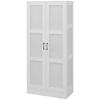 HOMCOM 71 Tall Modern Style Storage Cabinet with Storage Shelves for Bedroom and Living Room or Hallway