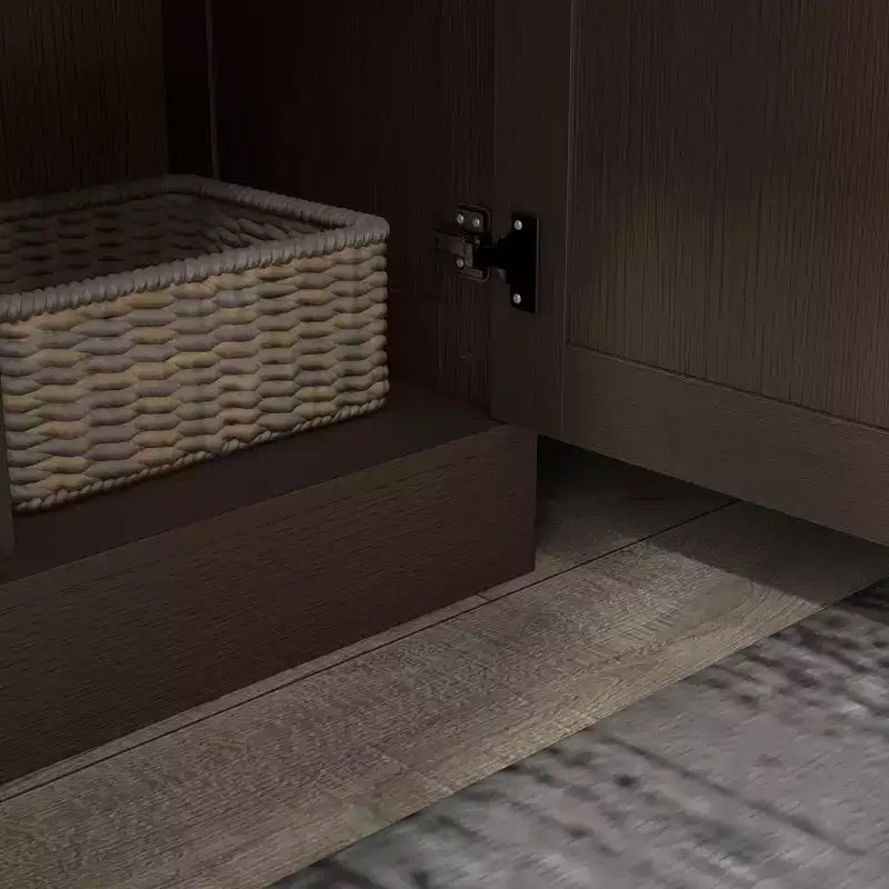 HOMCOM 71 Tall Modern Style Storage Cabinet with Storage Shelves for Bedroom and Living Room or Hallway