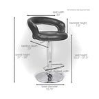 Modern Home Halo Contemporary Adjustable Height Counter/Bar Stool
