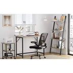 VASAGLE 39-Inch Computer Writing Desk, Home Office Small Study Workstation, Industrial Style PC Laptop Table, Steel Frame