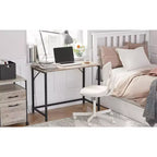 VASAGLE 39-Inch Computer Writing Desk, Home Office Small Study Workstation, Industrial Style PC Laptop Table, Steel Frame